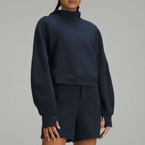 lululemon athletica Tops - Lululemon navy scuba hoodie